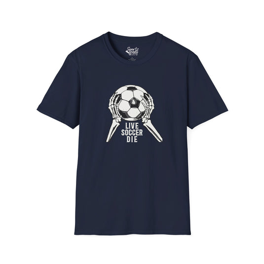 Live Soccer Die Adult Unisex T-Shirt