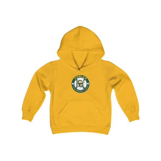 Coaler Youth Baseball Unisex Youth Hooded Sweatshirt