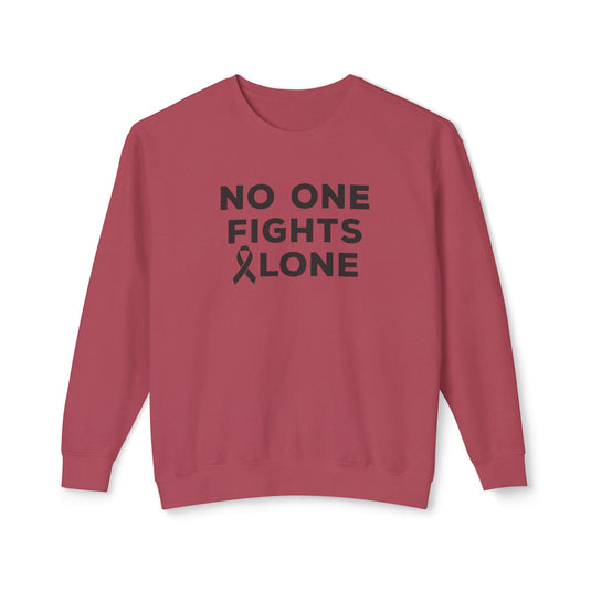 No One Fights Alone Adult Unisex Premium Crewneck Sweatshirt