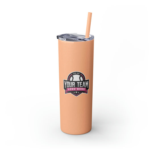 Skinny Tumbler with Straw 20oz
