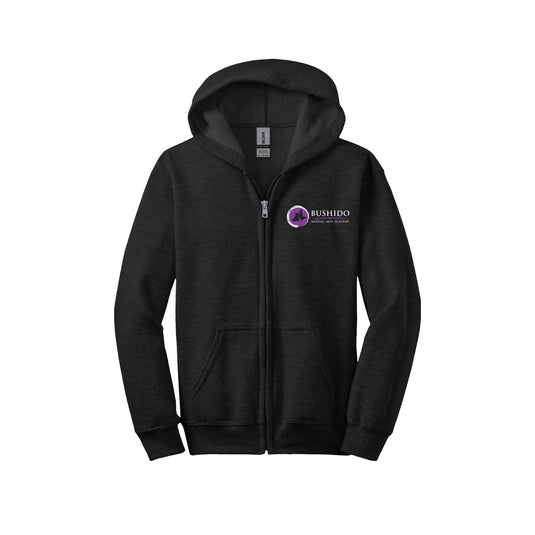 Bushido Martial Arts Academy Youth Unisex Full Zip Hoodie
