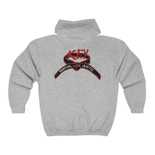 Key Martial Arts Unisex Adult Full Zip Hooded Sweatshirt