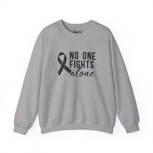 No One Fights Alone Adult Unisex Crewneck Sweatshirt