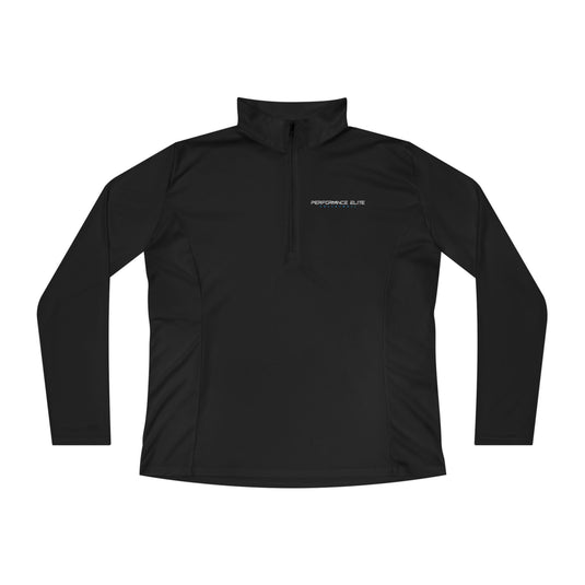 Performance Elite Women's Long Sleeve Quarter-Zip Pullover w/Front & Back Logo