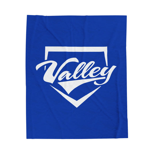 Valley Little League Velveteen Plush Blanket