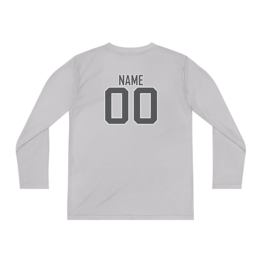 Unisex Youth Long Sleeve Competitor Moisture Wicking Shirt