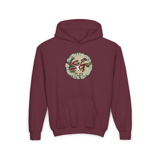 Southern Grit Unisex Youth Hooded Sweatshirt w/Both Logos