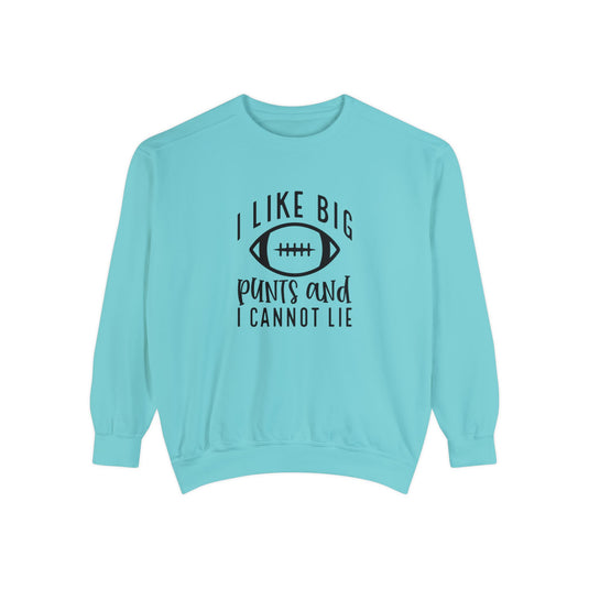 I Like Big Punts Football Adult Unisex Premium Crewneck Sweatshirt