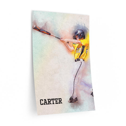 Wall Decal w/Watercolor Effect