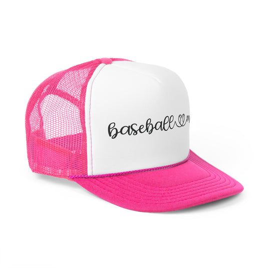 Cancer Collection Pick Your Sport Mom Ribbon & Heart Trucker Hat