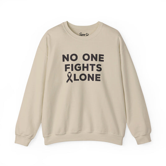 No One Fights Alone Adult Unisex Crewneck Sweatshirt