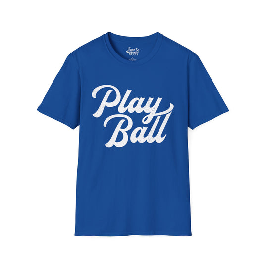 Play Ball Adult Unisex Baseball T-Shirt