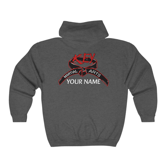 Key Martial Arts Unisex Adult Full Zip Hooded Sweatshirt