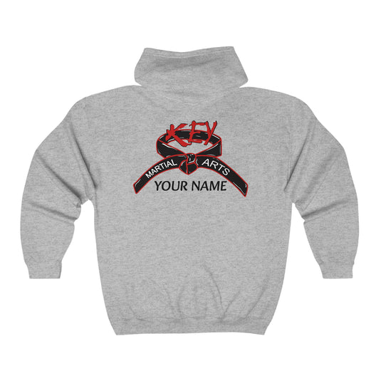 Key Martial Arts Unisex Adult Full Zip Hooded Sweatshirt