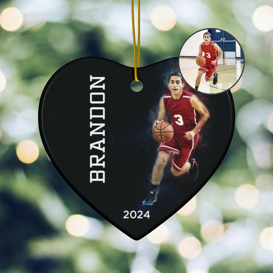 Custom Picture Ceramic Ornament