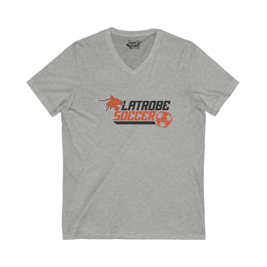 Greater Latrobe Girls Soccer Adult Women's V-Neck T-Shirt