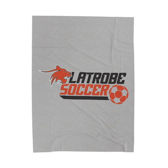 Greater Latrobe Girls Soccer Plush Blanket