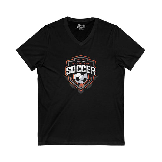 Greater Latrobe Girls Soccer Adult Women's V-Neck T-Shirt