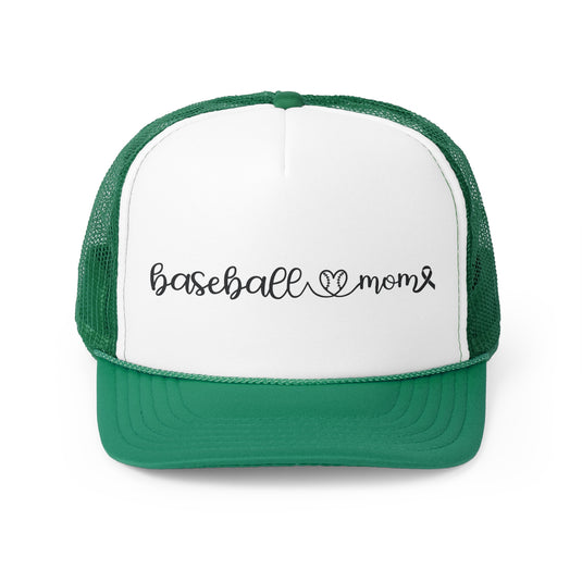 Cancer Collection Pick Your Sport Mom Ribbon & Heart Trucker Hat