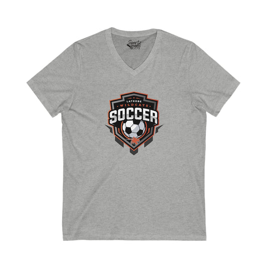 Greater Latrobe Girls Soccer Adult Women's V-Neck T-Shirt