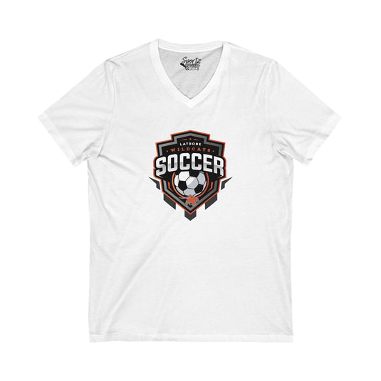 Greater Latrobe Girls Soccer Adult Women's V-Neck T-Shirt