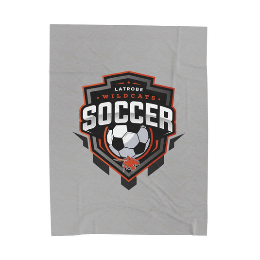 Greater Latrobe Girls Soccer Plush Blanket