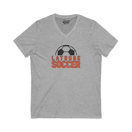 Greater Latrobe Girls Soccer Adult Women's V-Neck T-Shirt