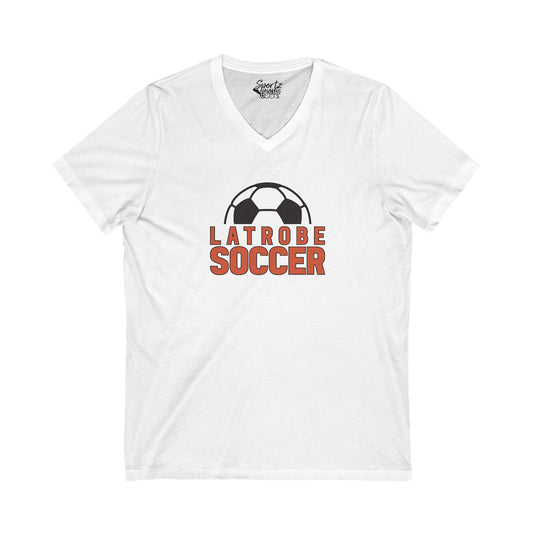 Greater Latrobe Girls Soccer Adult Women's V-Neck T-Shirt