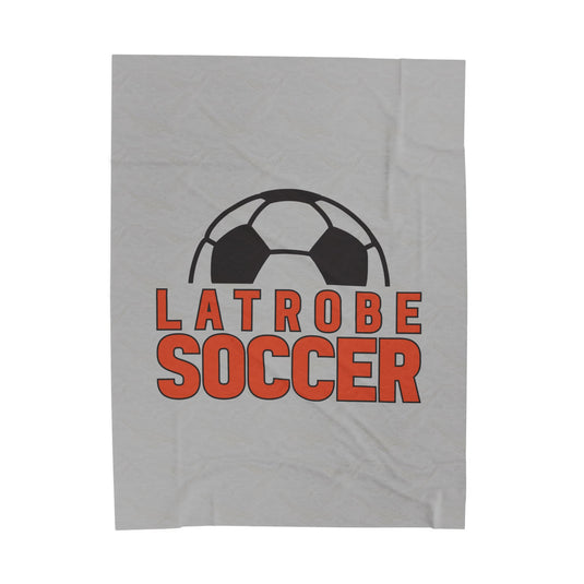 Greater Latrobe Girls Soccer Plush Blanket