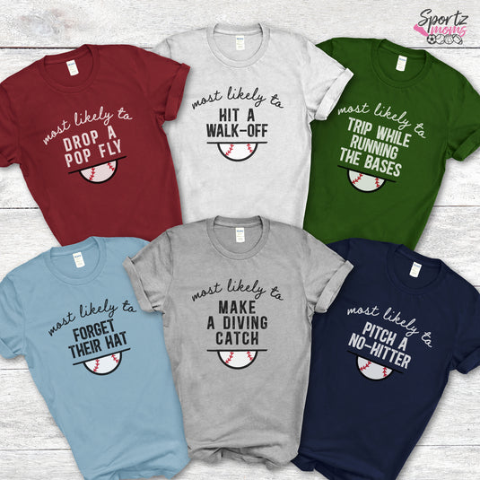 Most Likely To Baseball Youth Unisex T-Shirt