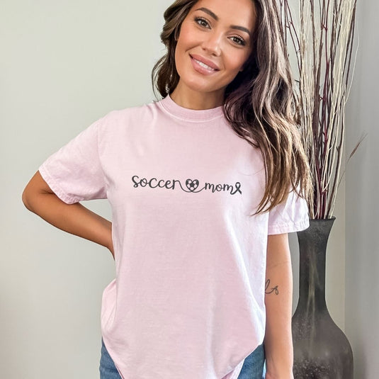 Cancer Collection Pick Your Sport Mom Ribbon & Heart Adult Unisex T-Shirt