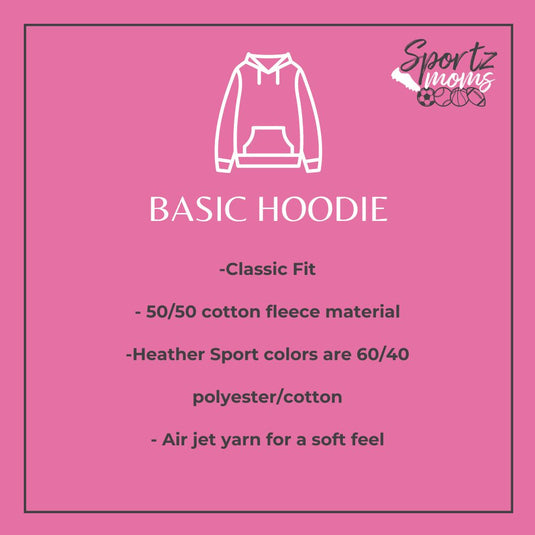 Cancer Ribbon Pick Your Sport Adult Unisex Hooded Sweatshirt w/Ribbon on Sleeve