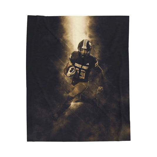 Quick Slants Photography Velveteen Plush Blanket