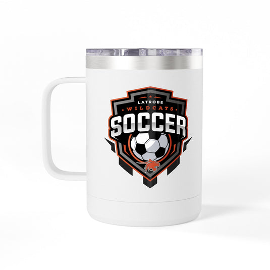 Greater Latrobe Girls Soccer Insulated Coffee Mug Tumbler 15oz