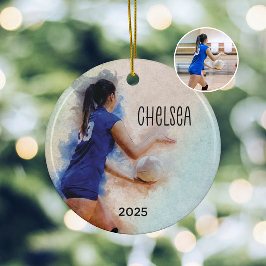 Custom Picture Ceramic Ornament