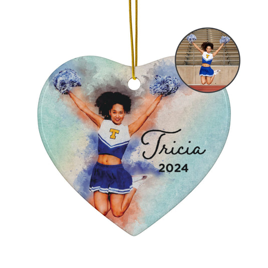 Custom Picture Ceramic Ornament