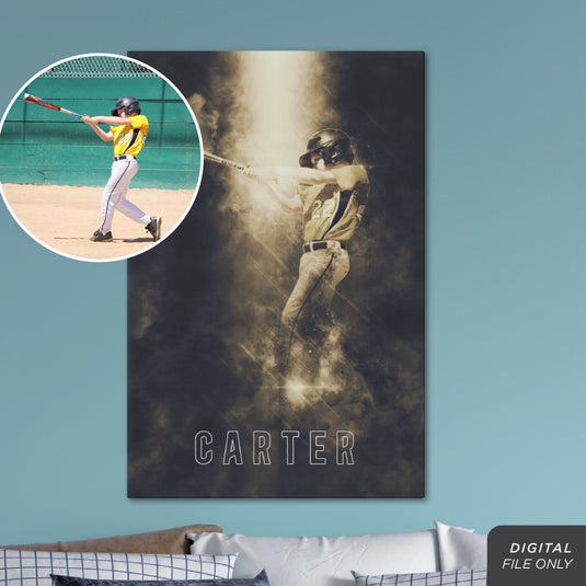 Custom Photo Digital Image - Smoke Effect