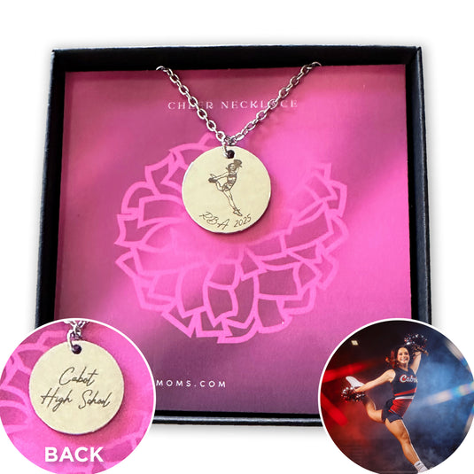 Custom Picture Engraved Coin Necklace