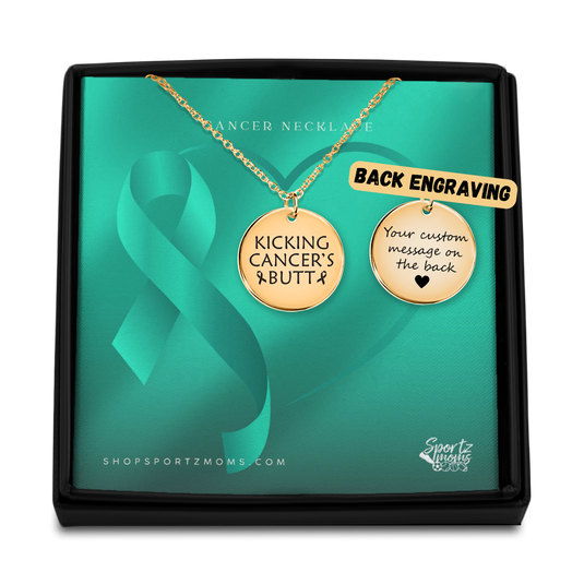 Kicking Cancer's Butt Coin Necklace