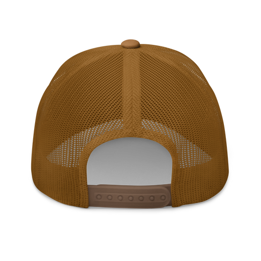 Retro Embroidered Trucker Cap