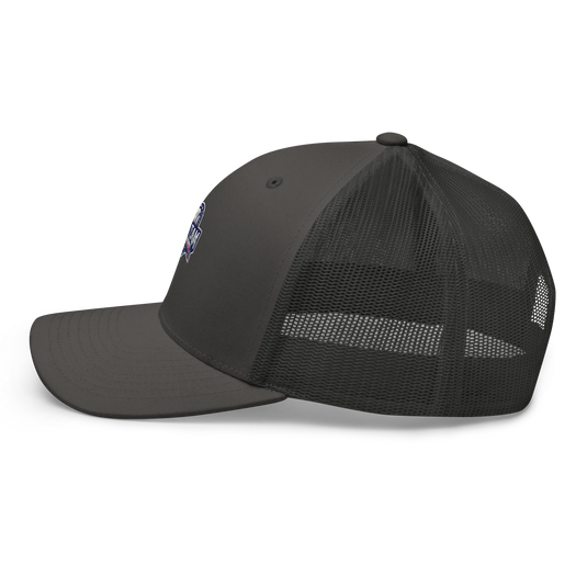 Retro Embroidered Trucker Cap