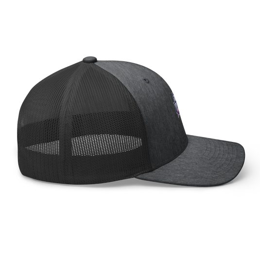 Retro Embroidered Trucker Cap