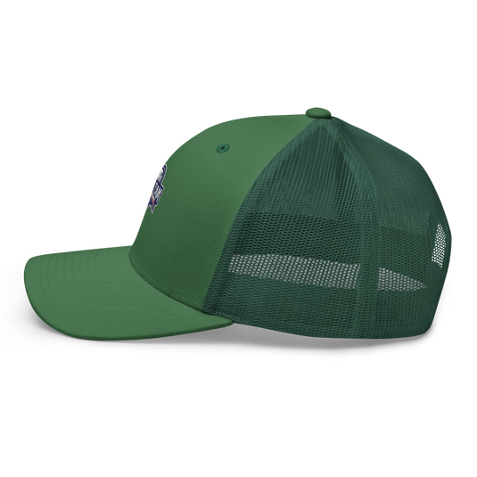 Retro Embroidered Trucker Cap