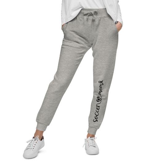 Cancer Collection Pick Your Sport Mom Ribbon & Heart Adult Unisex fleece sweatpants