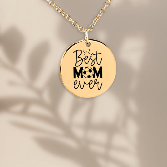 Best Mom Ever Coin Necklace