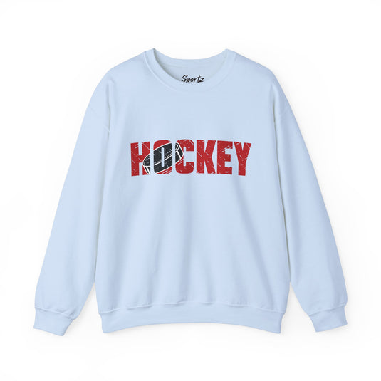 Hockey Adult Unisex Basic Crewneck Sweatshirt