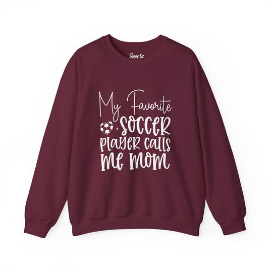 My Favorite Soccer Player Adult Unisex Basic Crewneck Sweatshirt