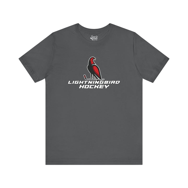 Wheeling Lightningbirds Unisex Adult Mid-Level T-Shirt - Hockey Design