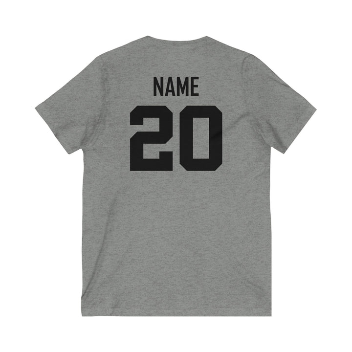 Wheeling Lightningbirds Unisex Adult Women's V-Neck T-Shirt - Bird Logo Only