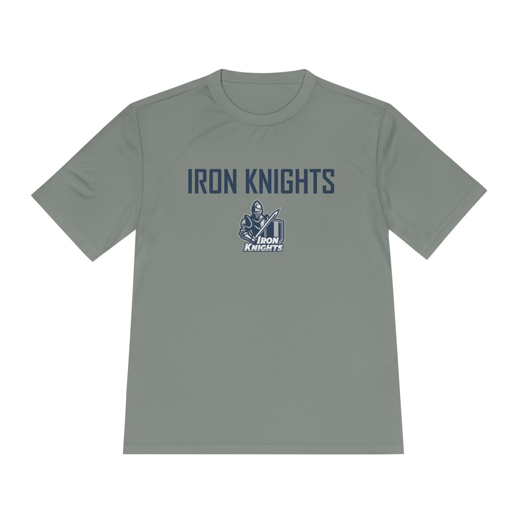 Iron Knights Adult Unisex Moisture Wicking T-Shirt - w/Knight Logo, Name & Number on back
